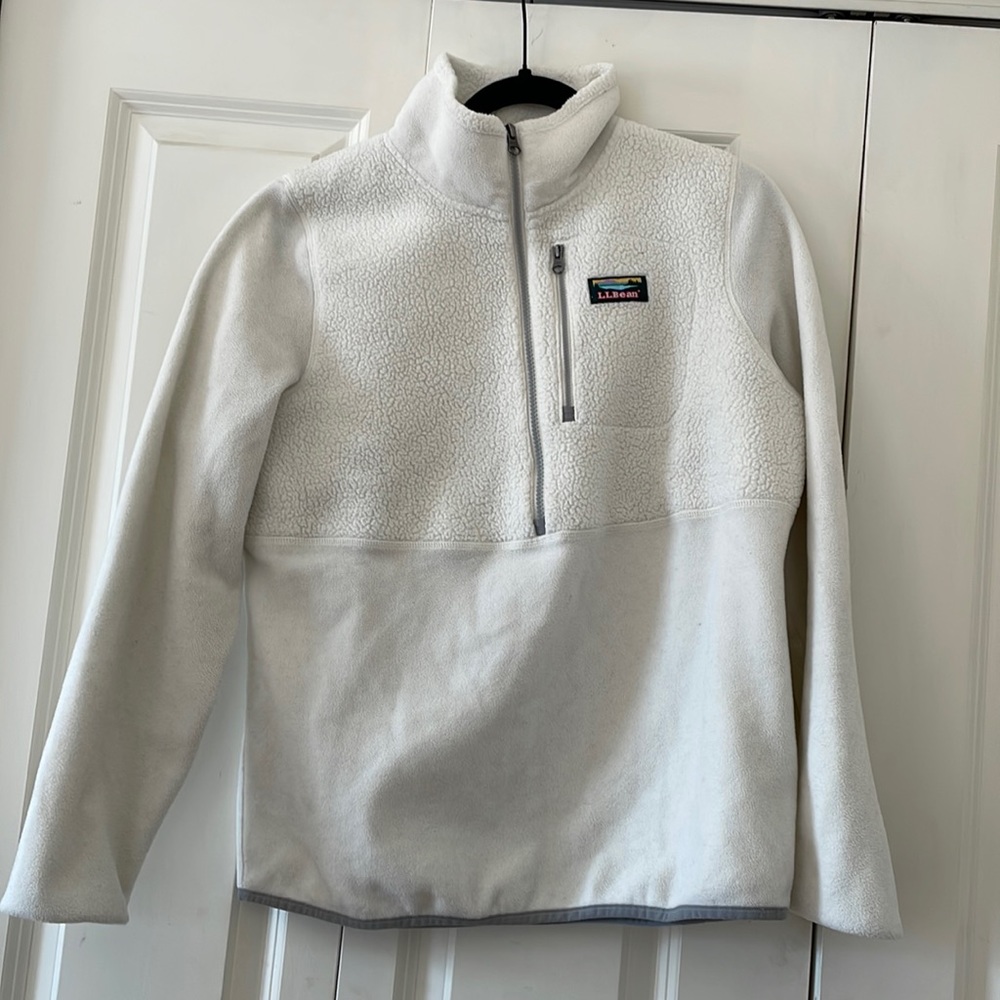 LL Bean fleece pullover
